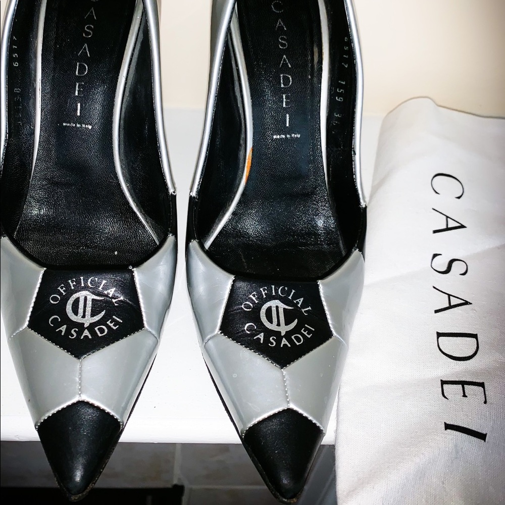 LTD Edition CASADEI Actual Soccer Ball Heels 6.5